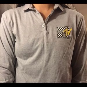 Semi-Cropped MTV Shirt